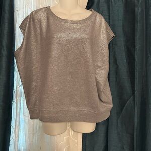 Metallic Gray Women's Sweatshirt